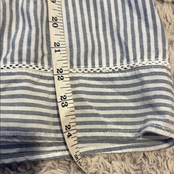 Splendid Gray and White Striped Top - Picture 9 of 9
